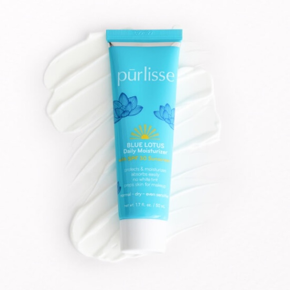 Purlisse Blue Lotus Essential Daily Moisturizer SPF 30, 0.5 fl oz/ 15 mL